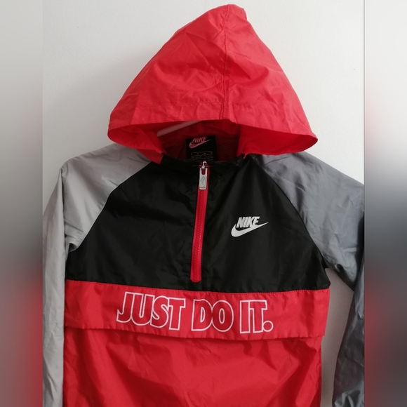 Nike Air Flight WINDBREAKER "JUST DO IT" Kids 110-116CM 5_6 Years New Wore Once - Picture 2 of 10